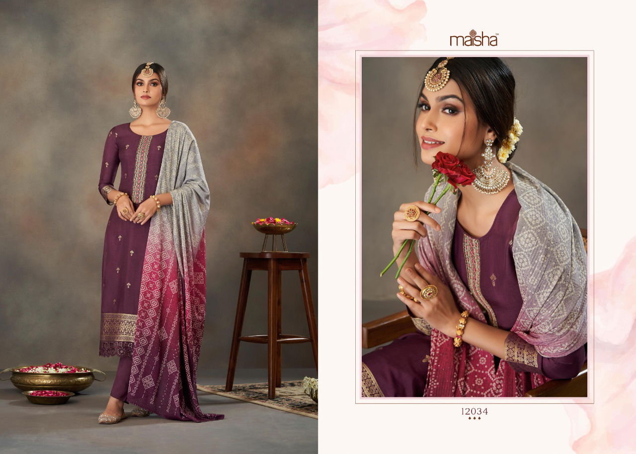 Maisha Gulnaz Festive Wear Wholesale Designer Salwar Suits Catalog